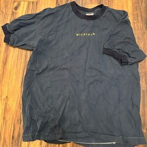 Michigan Navy Blue Men's Shirt